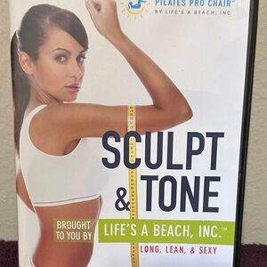 Sculpt & Tone: Long, Lean & Sexy (Pilates Pro Chair Video) DVD great condition